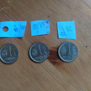 Pesetas año 1980