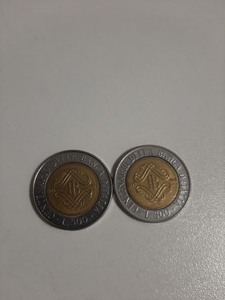2 Monete 500 Lire - Centenario Banca d'Italia