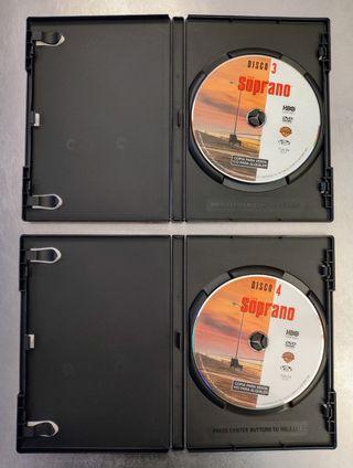 Pack 4 DVDs serie Los Soprano temporada 3 completa