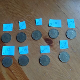 Pesetas del año 1966