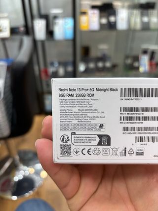 XIAOMI REDMI NOTE 13 PRO+5G/256GB/8GB RAM NUEVO