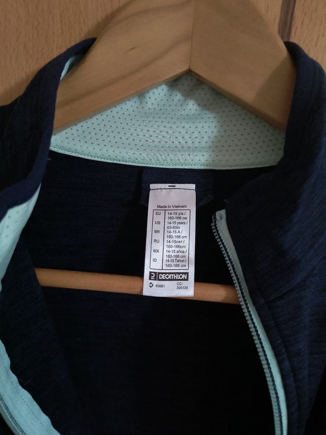 Chandal Decathlon talla 14 años 160 - 166 cm