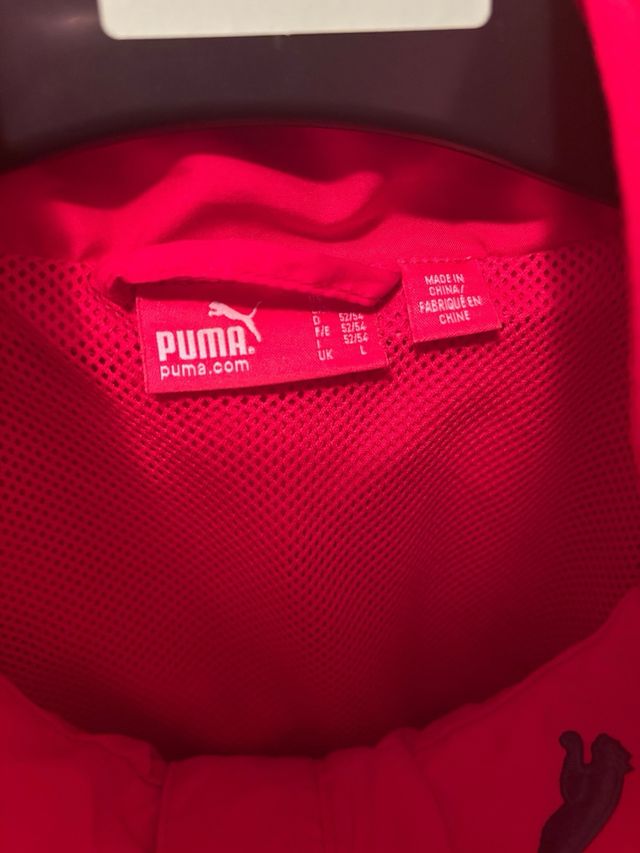 Chaqueta Puma roja talla L