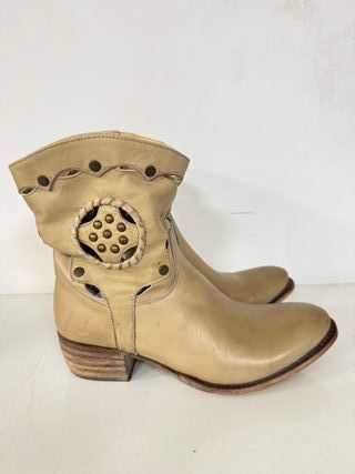 Botin Campero Sendra Beige Talla 36