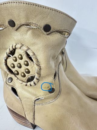 Botin Campero Sendra Beige Talla 36
