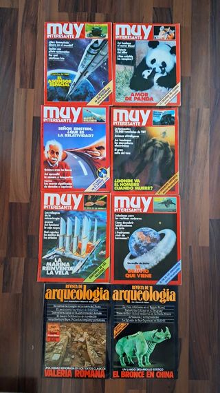 Revistas antiguas Muy Interesante y Arqueología