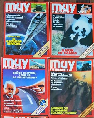 Revistas antiguas Muy Interesante y Arqueología