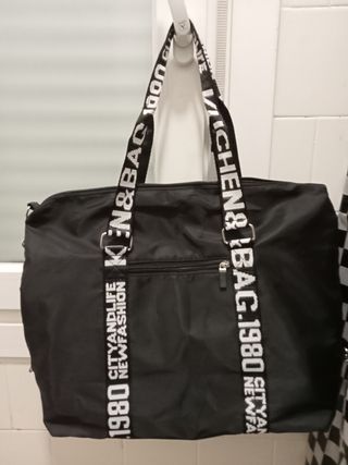 Amplio bolso para gimnasio playa compras