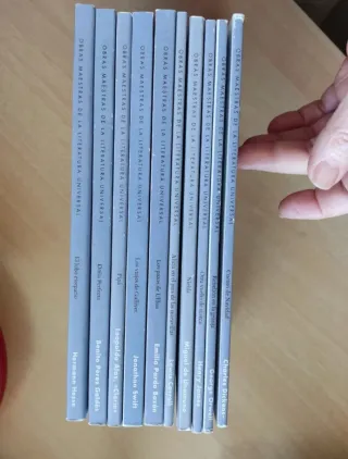Colección de 10 libros, obras maestras de la liter
