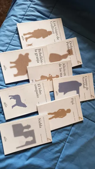 Colección de 8 libros, obras maestras de la litera