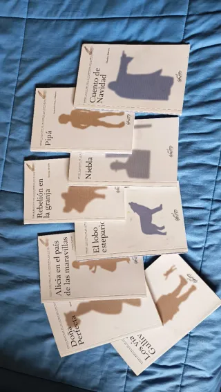 Colección de 8 libros, obras maestras de la litera