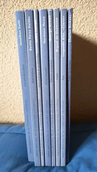 Colección de 8 libros, obras maestras de la litera