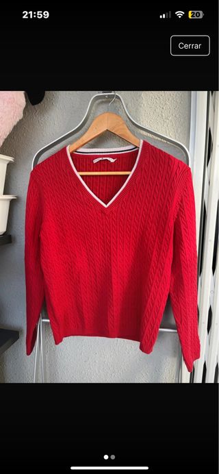 Jersey rojo Tommy Hilfiger