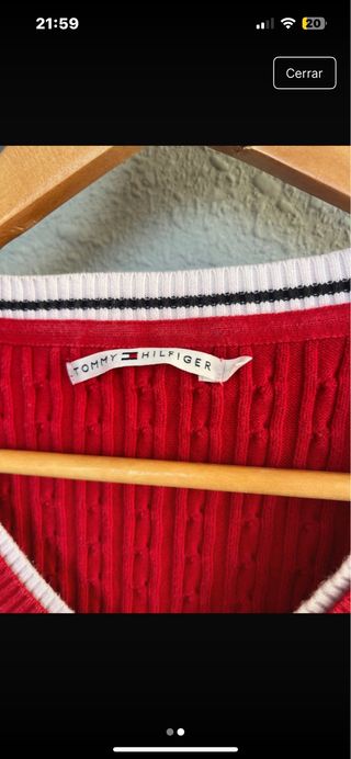 Jersey rojo Tommy Hilfiger