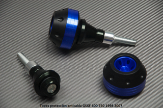 Topes protección anticaída GSXF 600 750 1998 2007