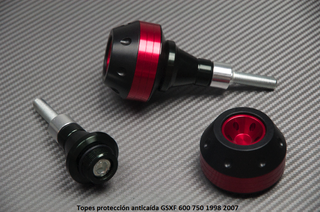 Topes protección anticaída GSXF 600 750 1998 2007