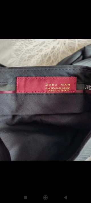 Traje de hombre Zara
