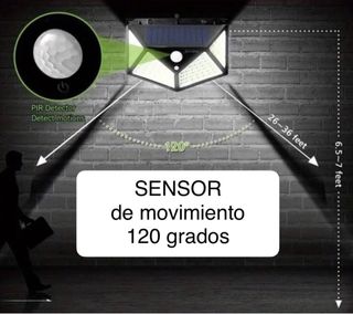 Luz Solar exterior Aplique Solar Jardín