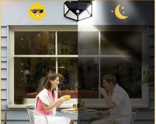 Luz Solar exterior Aplique Solar Jardín