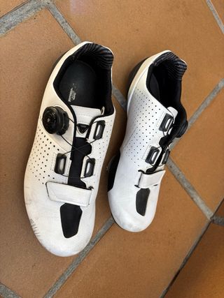 Zapatillas Van Rysel carretera y pedales tipo look