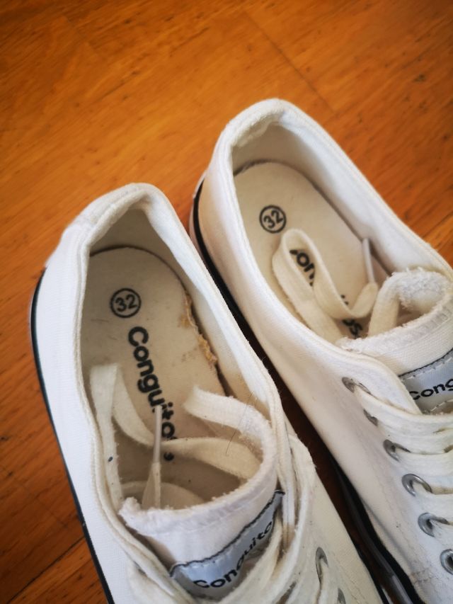 Zapatillas Conguitos blancas - #32