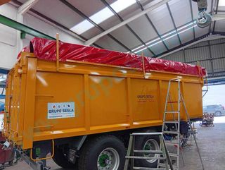 REMOLQUE BAÑERA AGRICOLA EJES TANDEM