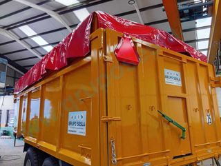 REMOLQUE BAÑERA AGRICOLA EJES TANDEM