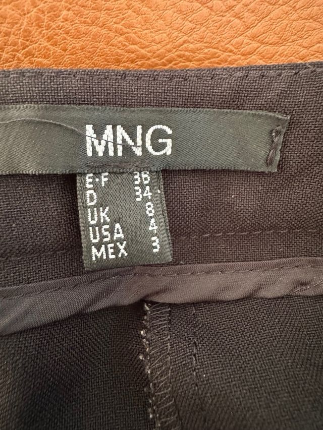 Pantalón Mango negro -talla S