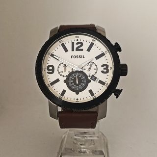 Reloj Fossil marrón y plata