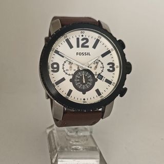 Reloj Fossil marrón y plata