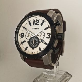 Reloj Fossil marrón y plata