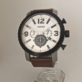 Reloj Fossil marrón y plata