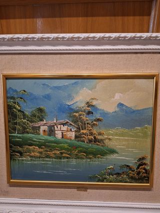 Cuadro óleo paisaje