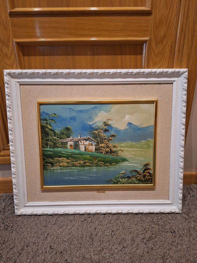 Cuadro óleo paisaje