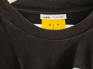 Camiseta Zara negra - Talla 21