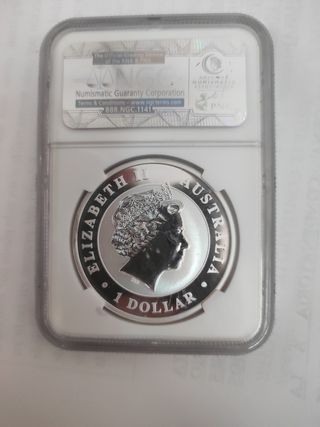 Moneda Plata Australia 2011 koala NGC 69