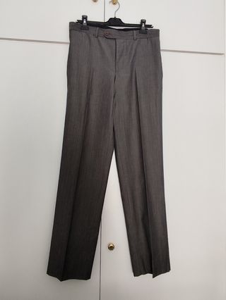 Traje de chaqueta Gris, raya diplomática