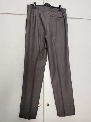 Traje de chaqueta Gris, raya diplomática