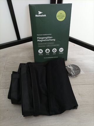 Cortina mosquitera magnética para puertas 80x200