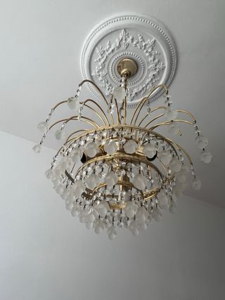 Lampara techo cristal Swarovski