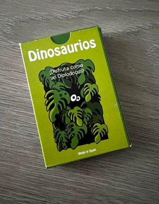 Naipes infantiles juego parejas dinosaurios