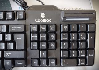 Teclado CoolBox USB con lector DNIe