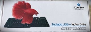 Teclado CoolBox USB con lector DNIe