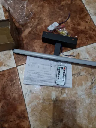 Juego de 12 lamparas led.