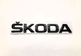 EMBLEMA LOGO TRASERO NEGRO LETRAS SKODA 2653.2