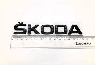 EMBLEMA LOGO TRASERO NEGRO LETRAS SKODA 2653.2