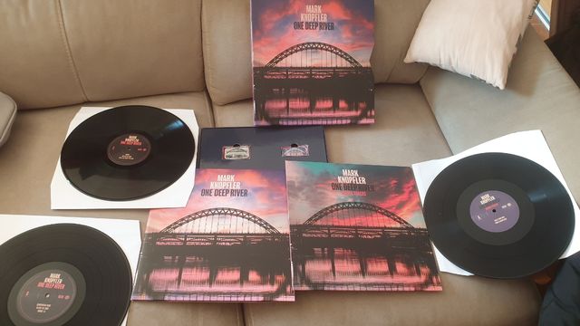 Estuche Mark knopfler one deep river LP