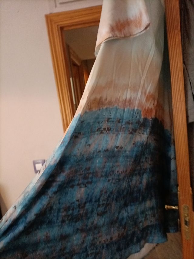 Vestido azul turquesa verano - Talla 6