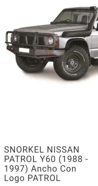 Snorkel PATROL Y60 MODELO ANCHO ( Logo patrol )
