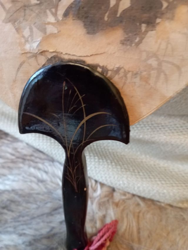 Abanico vintage japonés